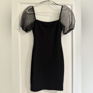 New Look Puffer Black Dress